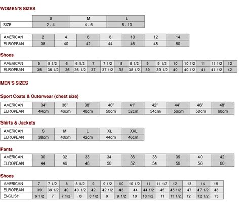 salvatore ferragamo size chart men.